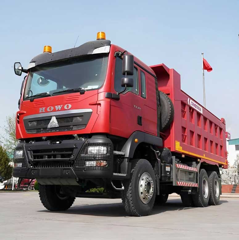 HOWO TX 8×4 Dump Truck catalog photo. Supplied for model reference; individual unit details require confirmation.